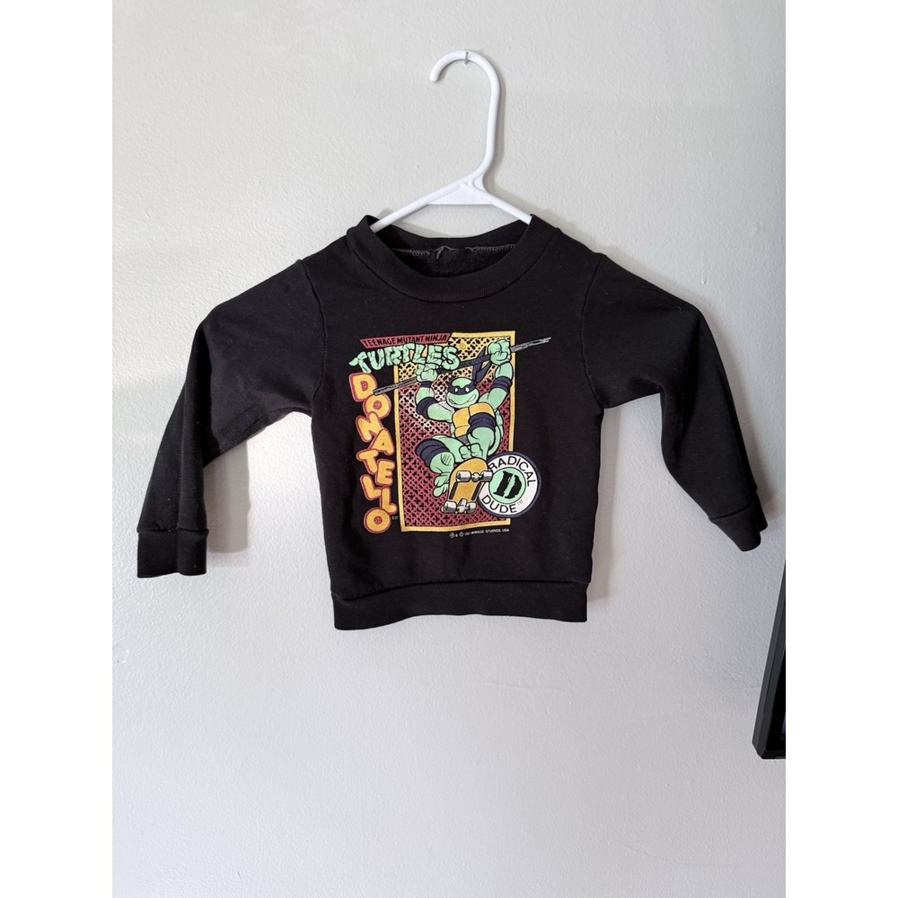 VTG‎ Kids 1991 Mirage Teenage Mutant Ninja Turtles Donatello Crewneck Sweatshirt